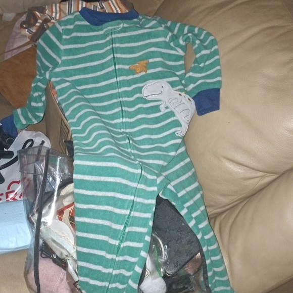 CARTER'S-EUC-Snug fit One piece, Zip-up, 2PAIRS-24MTHS - Picture 2 of 7